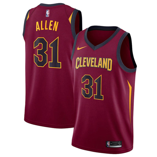 Men's Cleveland Cavaliers Jarrett Allen Icon Edition Jersey - Maroon
