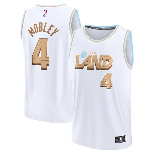 Men's Cleveland Cavaliers Evan Mobley City Edition Jersey - White